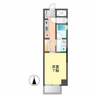 愛知県名古屋市北区平手町1丁目【マンション】の間取り