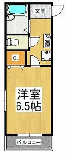 弘成エステートビル【3階】の間取り