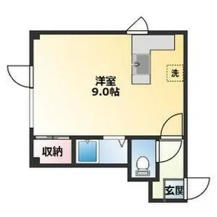 エクセレンス元町【202号室】の間取り