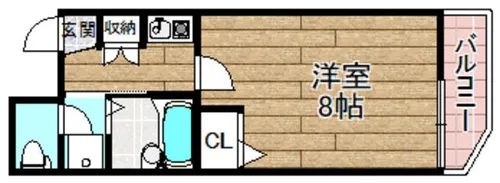 コンフォートグリーン【503号室】の間取り