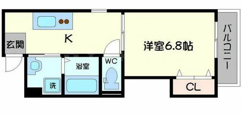 パルディナカダⅢ【2階】の間取り