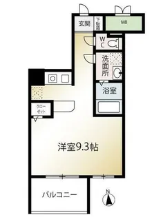 キャッスル大手門【11階】の間取り