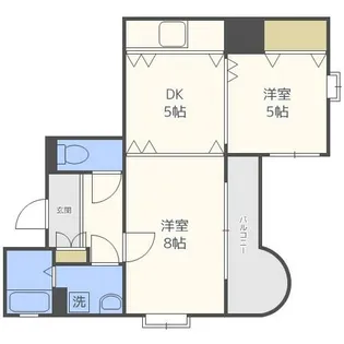 ステイツ平尾【4階】の間取り