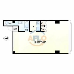 立誠社ビル【4階】の間取り