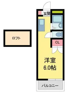 レオパレス夙川【2階】の間取り