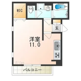 1Rの間取り画像