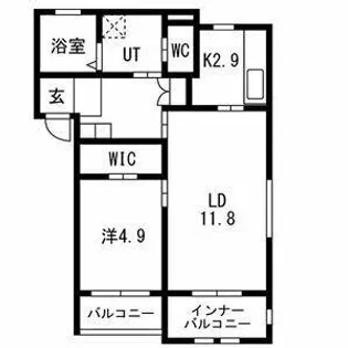 メゾンココネコ【1階】の間取り