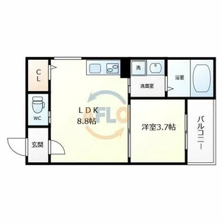 court MT【1階】の間取り