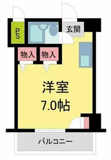 サンロイヤル西宮【3階】の間取り