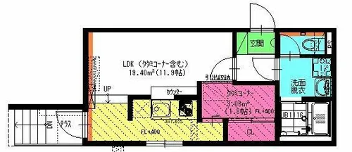 RadIAnce丸の内【1階】の間取り
