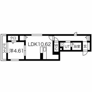 兵庫県西宮市宮西町【アパート】の間取り