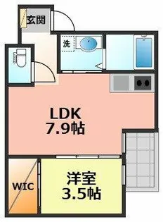 Cuore(クオーレ)【302号室】の間取り