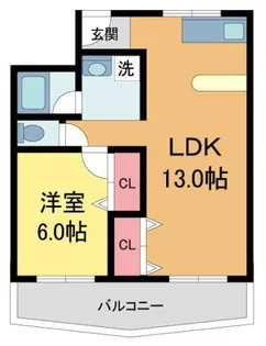 サウス宝塚【5階】の間取り