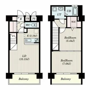 モードワン鴨田【7階】の間取り
