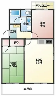 ジョイハーベスト【1階】の間取り