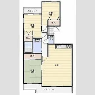 ヴィラ小鷹野【2階】の間取り