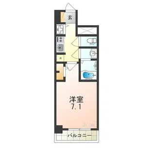 S-RESIDENCE堺市駅前【3階】の間取り