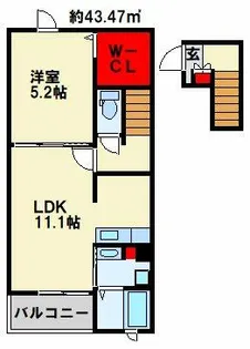 ラブリー【2階】の間取り