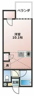 セザンヌ小坂井【205号室】の間取り