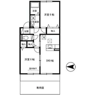 エスポワールKⅢ【1階】の間取り