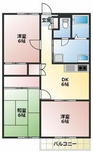 ミューズイン北山【2階】の間取り