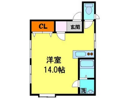 平野第一ビル【402号室】の間取り