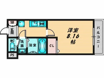M-flat衣摺2【1階】の間取り