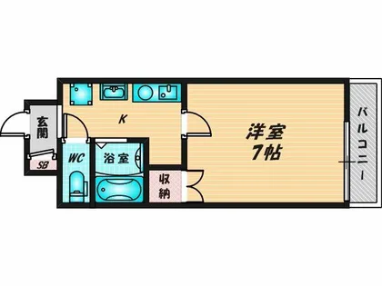 パークモダン高井田【5階】の間取り
