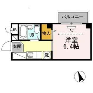 ビュー北花田【4階】の間取り