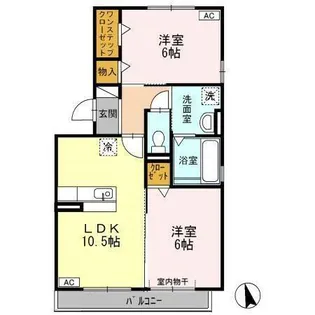 さくら館【1階】の間取り