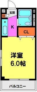 第一インテリジェントビル【703号室】の間取り