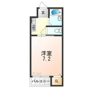 ミドウスジ堺Ⅰ【1階】の間取り