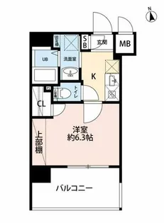 サヴォイレトワールセレステ【5階】の間取り