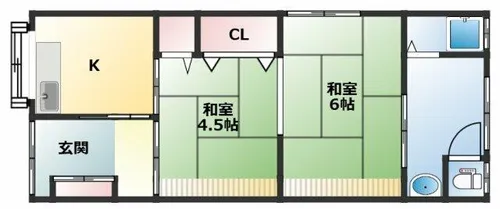 サンクタム【1階】の間取り