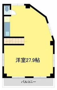 川西平野ビル【3F号室】の間取り