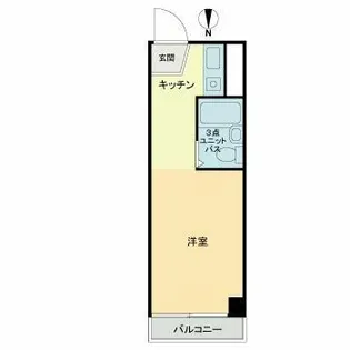 サンライズハイツ【2階】の間取り