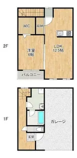 エアリス【F号室】の間取り