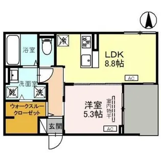 GRAN CASA 平野西【1階】の間取り