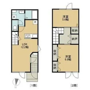 KAMS北22条【103号室】の間取り
