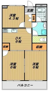 ラ・メゾンエスポワール【1階】の間取り
