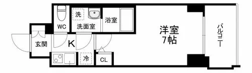S-RESIDENCE福島Alovita【3階】の間取り