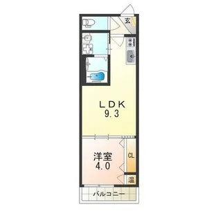 F mirai baum【2階】の間取り