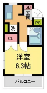 ふたばマンション【103号室】の間取り
