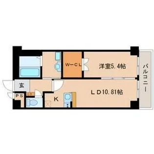 サザンクロス【7階】の間取り