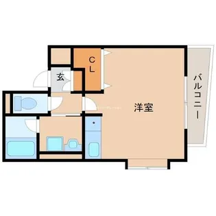 イーストバリー立花【2階】の間取り