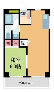 エーシーマンション【2階】の間取り