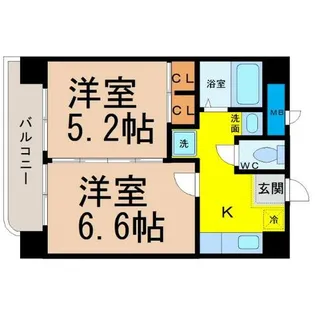GrandLumiere(グランルミエール)【2階】の間取り
