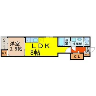 ア・ラ・メゾン(アラメゾン)【3階】の間取り
