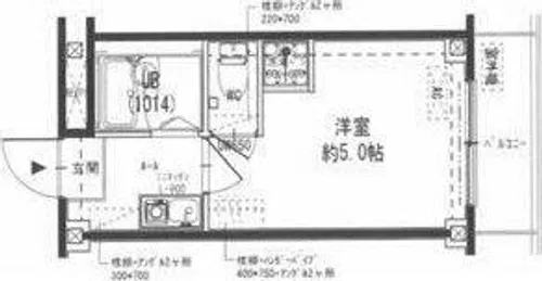 ゴールドクレスト【505号室】の間取り
