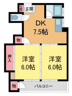 新光マンション【3階】の間取り